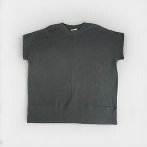 Pact 100% Organic Cotton Short Sleeve Sweatshirt Women’s M Thick Cozycore Casual